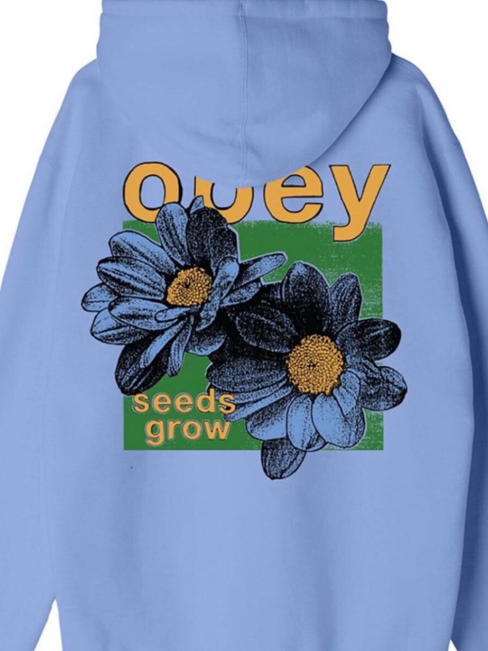 Obey Light Blue Pullover Hoodie